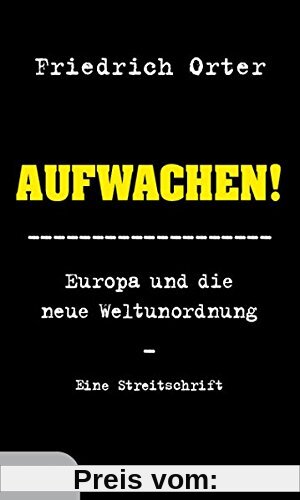 Aufwachen!: Europa und die neue Weltordnung - Eine Streitschrift